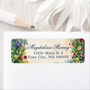 Fine Art Painting Floral Colourful Garden Wedding