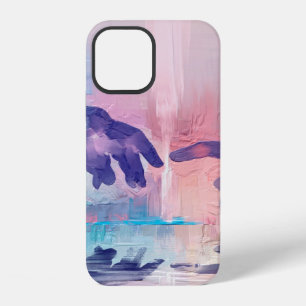 Fine art painting, surrealistic hand painted hands iPhone 12 case