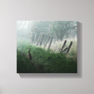 Fine Art Photo Canvas "The Hare I Saw in My Dream" Print