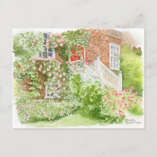 Fine Art Postcard- English Front Garden Postcard