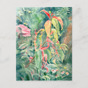 Fine Art Postcard- Magic Garden, watercolour Postcard