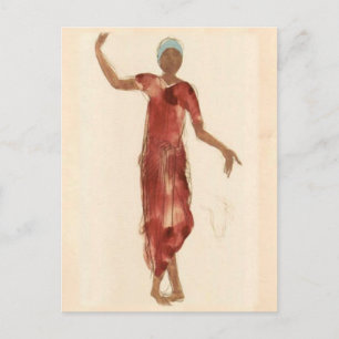 Fine Art ~ Rodin's Cambodia Dancer c1906 Postcard