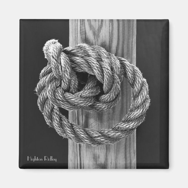 Fine Art, Rope Knot Magnet (Front)