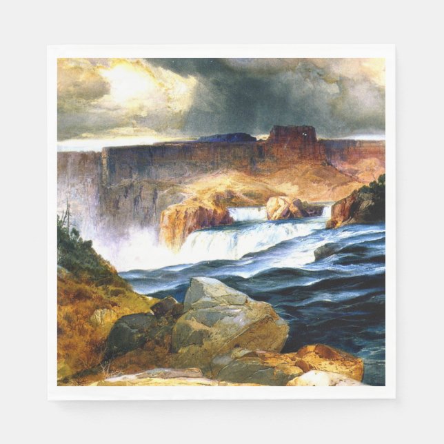 Fine art, Shoshone Falls, Snake River, Idaho Napkin (Front)
