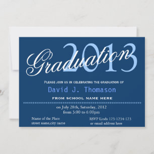 Fine art, Starry Night, classic,stylish graduation Invitation