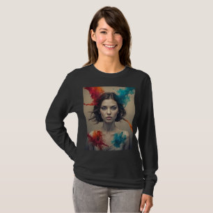 Fine Art T-Shirt Featuring Beautiful Girl Artwork