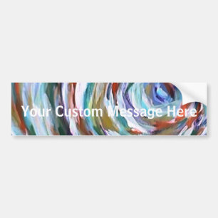 Fine Art ~ template vinyl Bumper Sticker