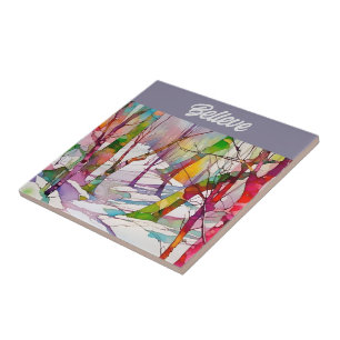 fine art tile "believe"