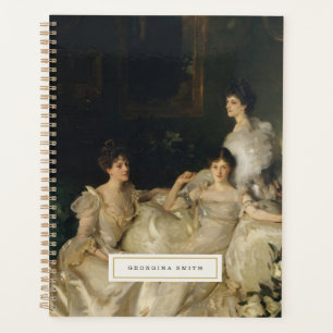 Fine Art Vintage Personalised Notebook Planner