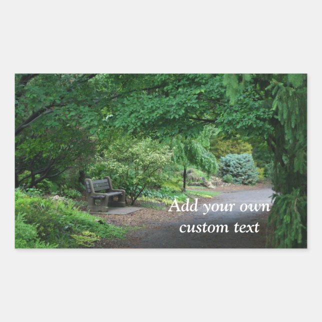 Fine Art with Words of Wisdom Rectangular Sticker (Front)