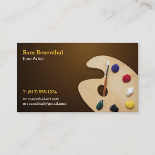 Fine Artist Professional Business Card