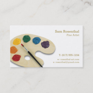 Fine Artist Professional Business Card