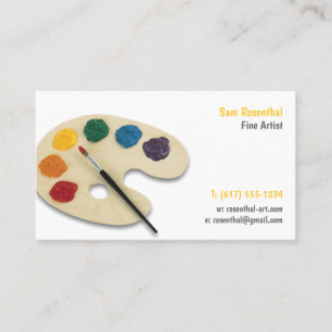 Fine Artist Professional Business Card
