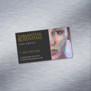 Fine Artist   Professional Magnetic Business Card