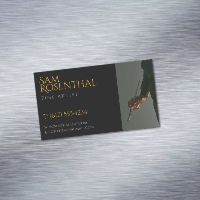 Fine Artist | Professional Magnetic Business Card (In Situ)