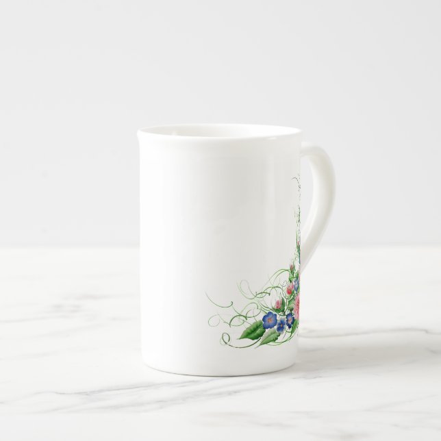 Fine Bouquet Bone China Mug (Front Right)