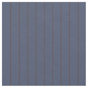 Fine Burgundy on Blue Stripe Fabric