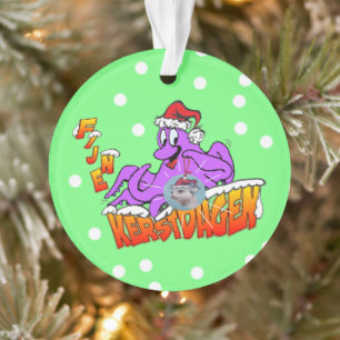 Fine Christmas days Octopus Cartoon Ornament