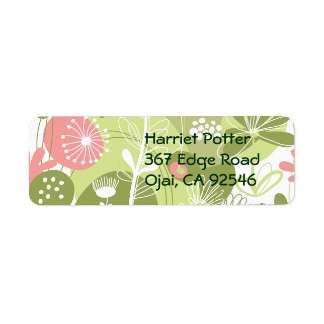 Fine Cool Cute Girly Retro Floral Fashion (Front)