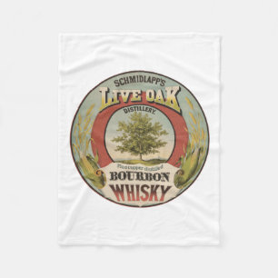 Fine Copper Distilled Bourbon Whisky. Fleece Blanket
