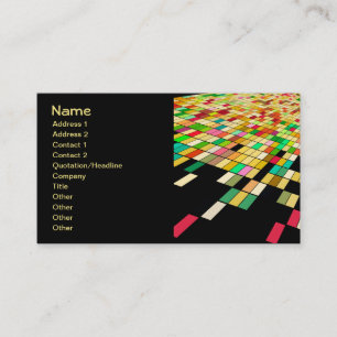 Fine Cute Cool Girly Retro Floral Fashion Business Card
