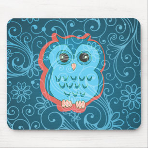 Fine Cute Cool Girly Retro Floral Fashion Mouse Mat