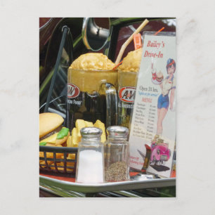 Fine Dining Postcard