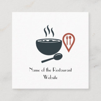 Fine Dining Restaurant Business Card