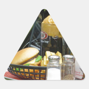 Fine Dining Triangle Sticker