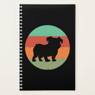 Fine Distressed English Bulldog Pet By Dog Mum Planner