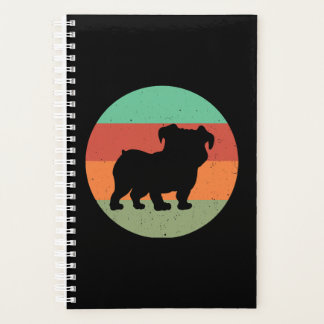 Fine Distressed English Bulldog Pet By Dog Mum Planner