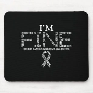 Fine Ehlers Danlos Syndrome Eds Awareness Zebra Mouse Mat