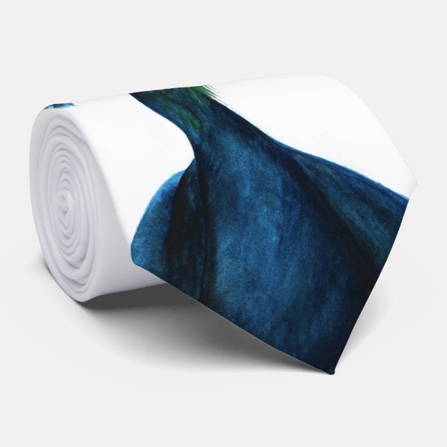 Fine Feathers Tie (Rolled)