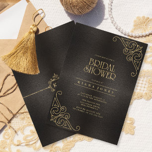 Fine Filigree Gold Bridal Shower ID871