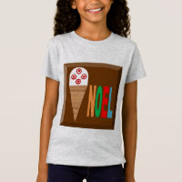 Fine heathered jersey T-shirt NOEL ICE CREAM
