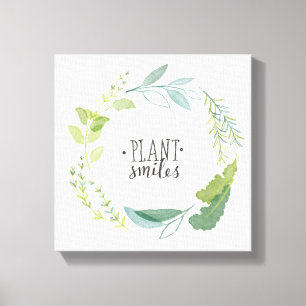 Fine Herbs II   Plant Smiles Canvas Print