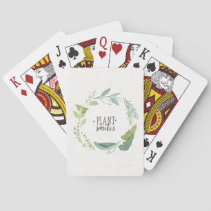 Fine Herbs II   Plant Smiles Playing Cards