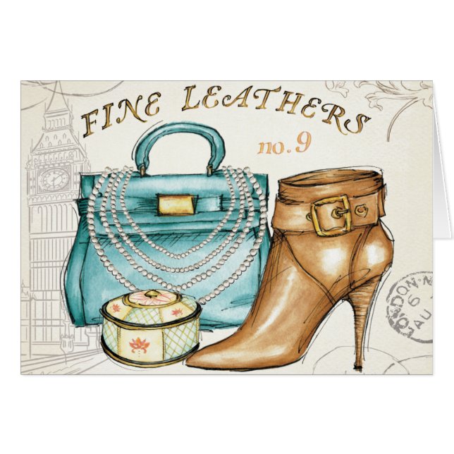 Fine Leather Bag and Shoe (Front Horizontal)