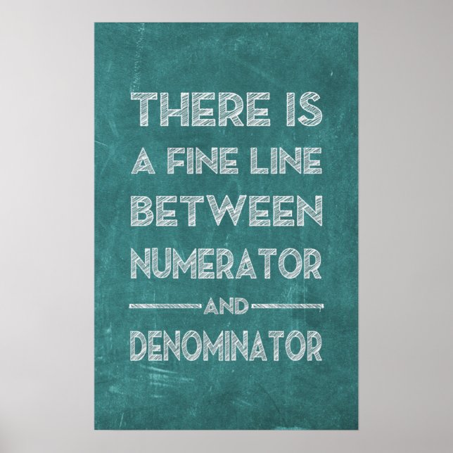 Fine Line - Math Poster (Front)