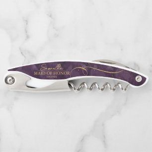 Fine Lines Gold Abstract Wedding Plum ID867 Corkscrew