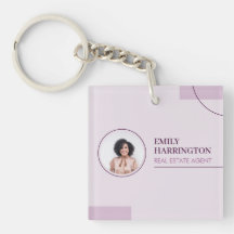 Fine Lines Real Estate Agent Pink