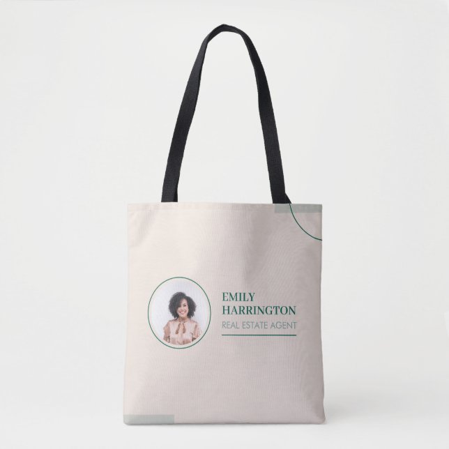 Fine Lines Real Estate Agent Sand Tote Bag (Front)