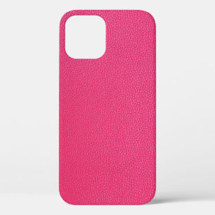 Fine Luxury Pink Cloth Texture. iPhone 12 Case