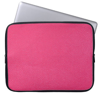 Fine Luxury Pink Cloth Texture. Laptop Sleeve