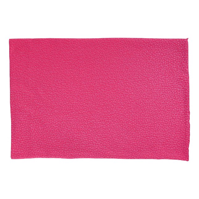Fine Luxury Pink Cloth Texture. Pillowcase (Front)