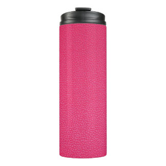 Fine Luxury Pink Cloth Texture. Thermal Tumbler