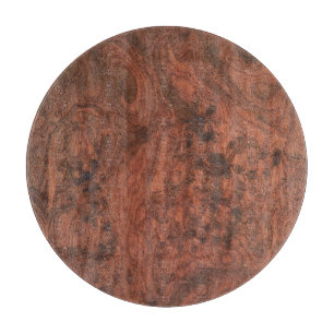 Fine Mahogany Veneer Print Cutting Board
