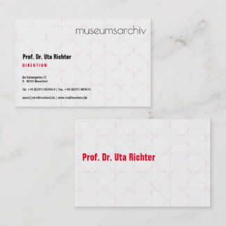 Fine mast business card