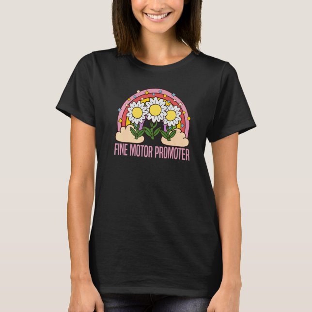 Fine Motor Promoter Occupational Therapy OT Job Th T-Shirt (Front)