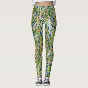 Fine Ornamental Sedge Grass Leggings